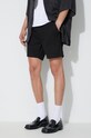 Corridor pantaloncini in cotone cotone nero CS0051.BLK