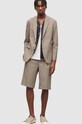 Kraťasy AllSaints látka béžová MT025Y