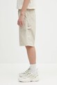Carhartt WIP cotton shorts Single Knee Short I031504.2LPGD beige SS25
