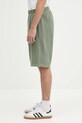 Памучен къс панталон Carhartt WIP Nelson Sweat Short I030130.1YFGD зелен SS25