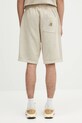 Ρούχα Βαμβακερό σορτσάκι Carhartt WIP Nelson Sweat Short I030130.2LPGD μπεζ