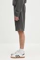 Carhartt WIP cotton shorts Nelson Sweat Short I030130.87GD gray SS25