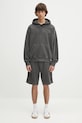 Carhartt WIP cotton shorts Nelson Sweat Short I030130.87GD gray