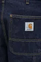 Carhartt WIP pantaloni scurti jeans Single Knee Short bleumarin I032026.102