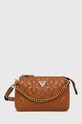 τσάντα Guess απομίμηση λείου δέρματος καφέ HWQB86.77720