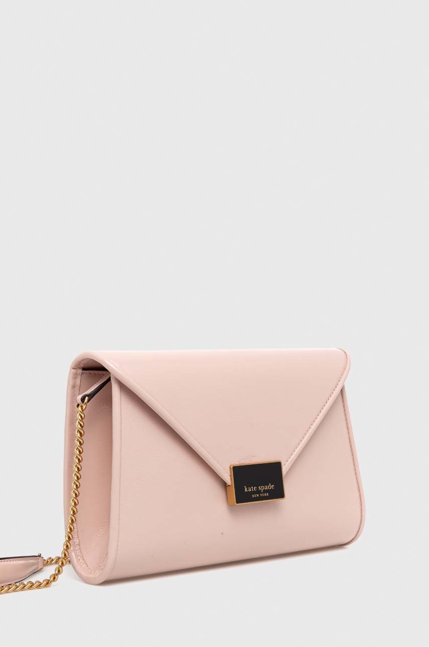 kožená kabelka Kate Spade růžová