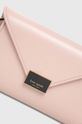 růžová kožená kabelka Kate Spade