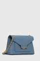Usnjena torbica Kate Spade modra