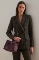 Usnjena torbica Lauren Ralph Lauren 431876725