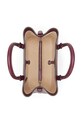 Usnjena torbica Lauren Ralph Lauren bordo 431876725