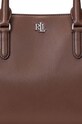 Usnjena torbica Lauren Ralph Lauren 431876725 rjava