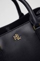 Akcesoria Lauren Ralph Lauren torebka skórzana 431876725 granatowy