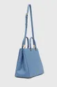 Шкіряна сумочка Lauren Ralph Lauren блакитний