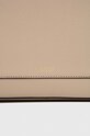 Δερμάτινη τσάντα Lauren Ralph Lauren μπεζ 431898556