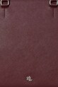 Usnjena torbica Lauren Ralph Lauren 431898556 bordo