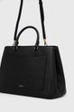 Doplnky Kožená kabelka Lauren Ralph Lauren 431898556 čierna