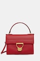 Coccinelle torebka skórzana Arlettis skóra licowa czerwony E1.MD5.19.03.01