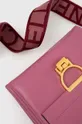 ροζ Δερμάτινη τσάντα Coccinelle Arlettis