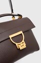 Accesorii Coccinelle poseta de piele Arlettis E1.ND8.55.B7.01 maro