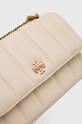 Δερμάτινη τσάντα Tory BurchKira Mini Flap μπεζ 142567.724