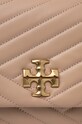 kožená kabelka Tory Burch béžová 90446.288