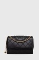 Tory Burch torebka skórzana Fleming Soft Convertible skóra licowa czarny 137301.001