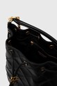 Usnjena torbica Tory Burch 142564.001 črna