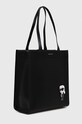 Кожена чанта Karl Lagerfeld 230W3039 черен AA00