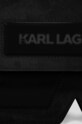 Akcesoria Karl Lagerfeld torebka zamszowa ICON K CROSSBODY SUEDE 230W3176 czarny