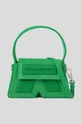 Karl Lagerfeld geanta de mana din piele intoarsa 230W3257 verde