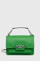 Δερμάτινη τσάντα MICHAEL Michael Kors λείο δέρμα πράσινο 32S2S7HC0L