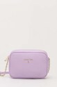Kožená kabelka Patrizia Pepe přírodní kůže fialová CB0071.L001