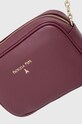 Kožená kabelka Patrizia Pepe burgundské CB0071.L001