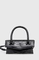 Patrizia Pepe borsa a mano in pelle pelle fiore nero 2B0111.L030
