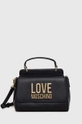 czarny Love Moschino torebka Damski