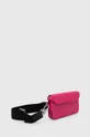 Δερμάτινη τσάντα AllSaints ροζ