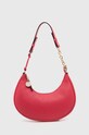 Kožená kabelka Red Valentino přírodní kůže červená 2Q2B0D39KBN