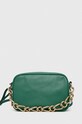 Usnjena torbica Red Valentino Ne ustreza A4 zelena 2Q2B0D40WLD