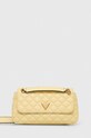 Τσάντα Guess απομίμηση λείου δέρματος κίτρινο HWQA87.48210