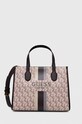 Guess torebka SILVANA nie mieści A4 brązowy HWSC86.65220