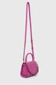 Δερμάτινη τσάντα Steve Madden Bmircale ροζ