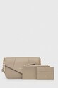Usnjena torbica Emporio Armani Ne ustreza A4 bež Y3B195.Y350B