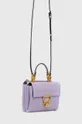 Шкіряна сумочка Coccinelle Arlettis фіолетовий