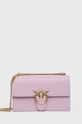 Pinko torebka skórzana 100941.A0F1 fioletowy AA00