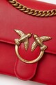 Кожена чанта Pinko червен 100941.A0F1