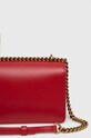 Pinko poșetă de piele rosu 100074.A0F1