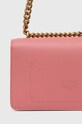 Doplnky Kožená kabelka Pinko 100074.A0F1 ružová