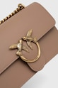 Accesorii Pinko poșetă de piele 100074.A0F1 bej
