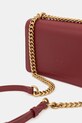 Akcesoria Pinko torebka skórzana 100074.A0F1 bordowy