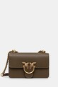 Pinko poseta de piele uni maro 100074.A0F1